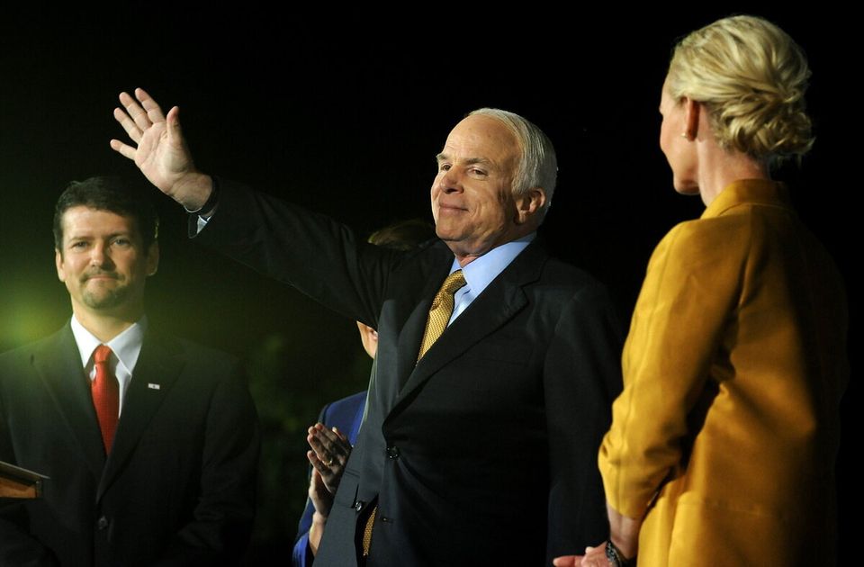 2008 - John McCain (Républicain) battu par Barack Obama