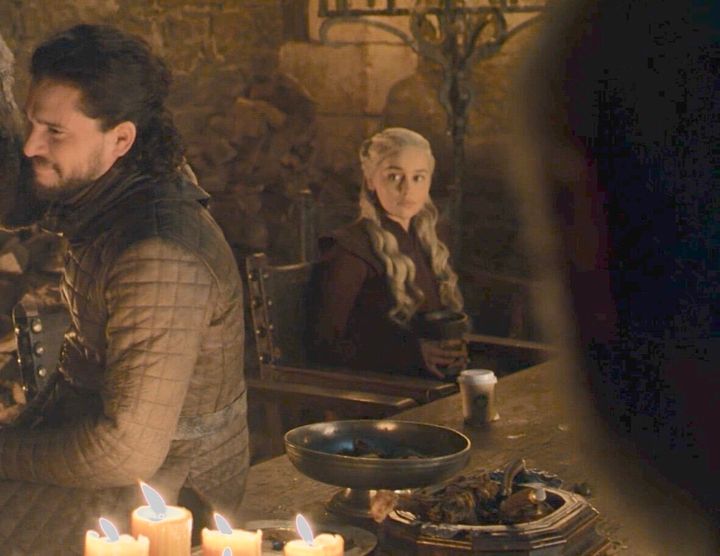 A rogue coffee cup turned up in Game Of Thrones