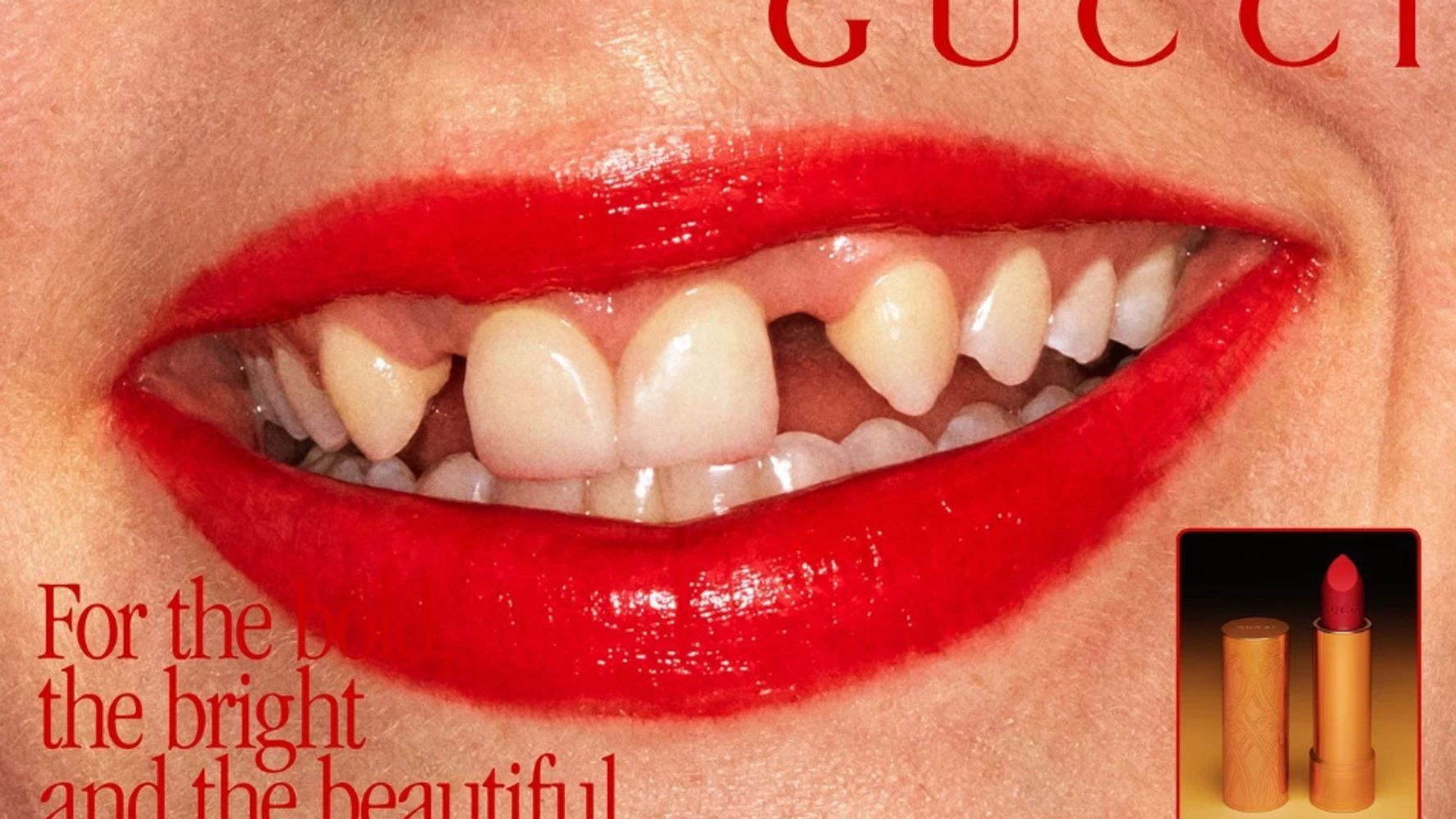 pegs paperback Effektiv Les rouges à lèvres Gucci veulent vous faire aimer vos dents | Le  Huffington Post LIFE