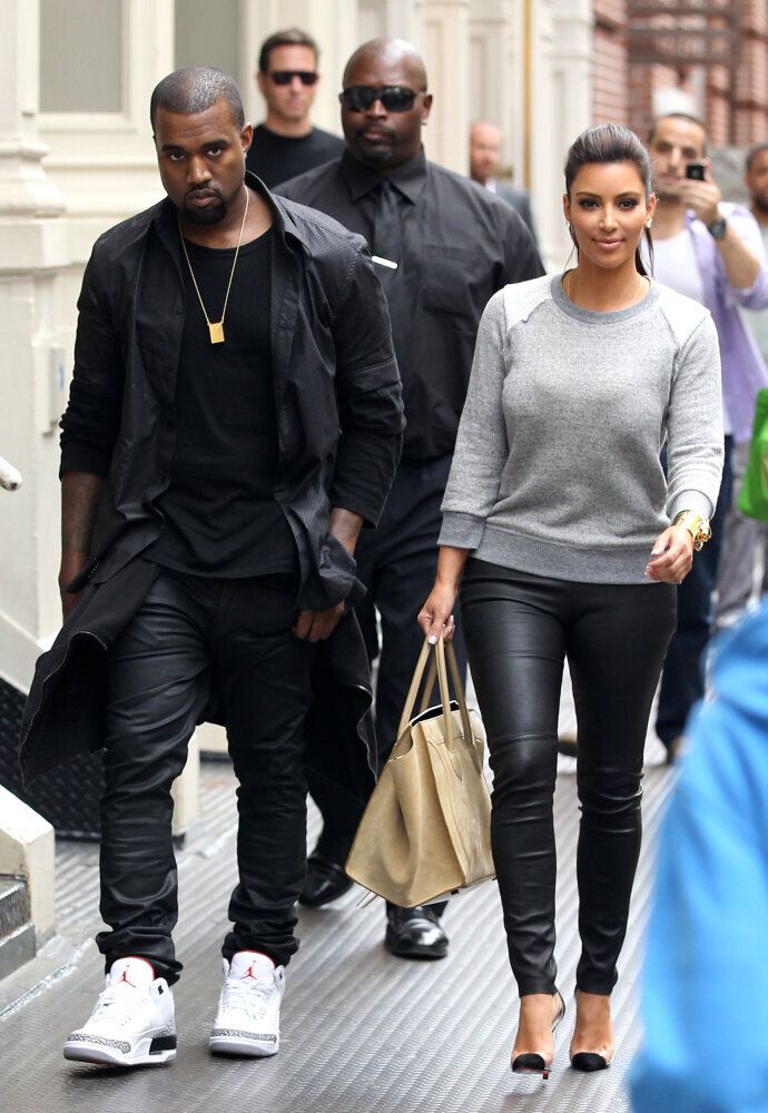 Kim Kardashian & Kanye West, 2012