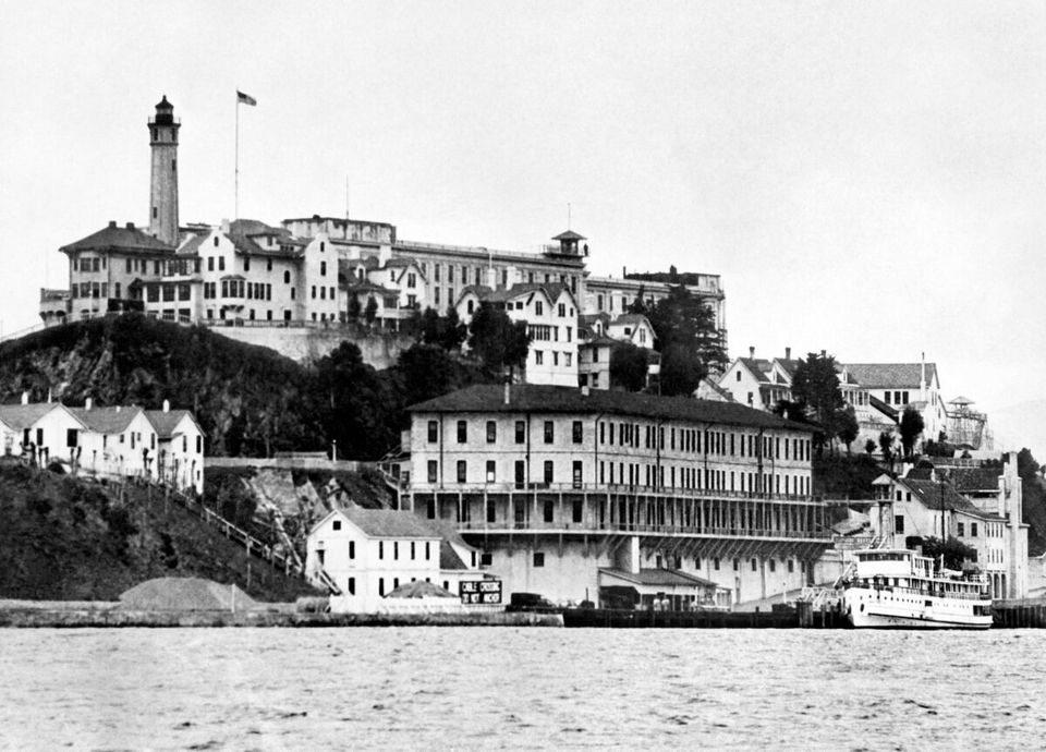 Le pénitencier d'Alcatraz en 1935
