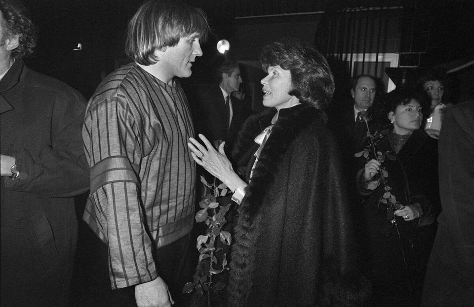 Avec Danièle Mitterrand, en 1986