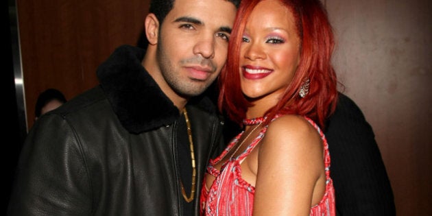 Rapper Drake (L) and singer Rihanna attend The 53rd Annual GRAMMY Awards held at Staples Center on February 13, 2011 in Los Angeles, California.