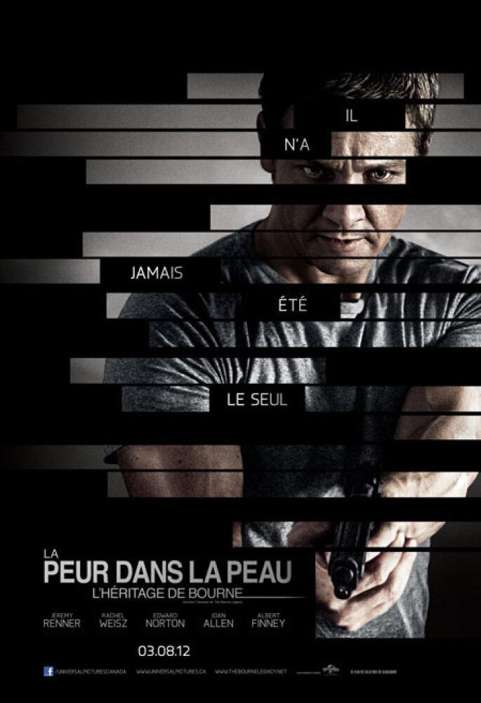 LA PEUR DANSLA PEAU - L'HERITAGE DE BOURNE (The Bourne Legacy) (5)