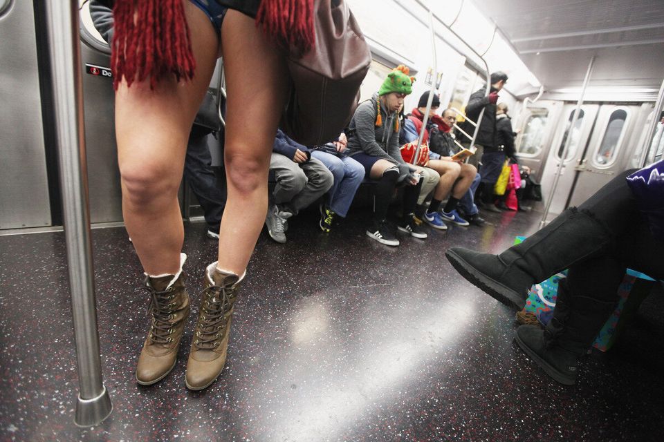 Le métro de New York en culotte!
