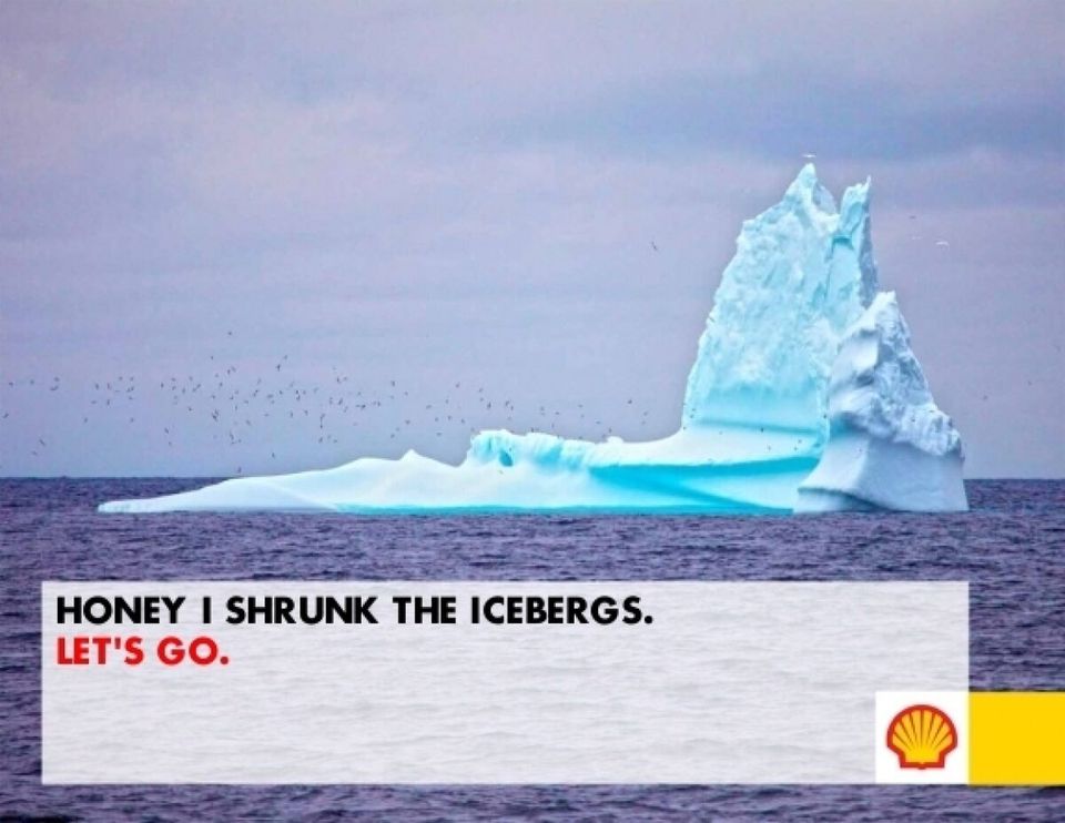 "Chérie, j'ai rétréci les icebergs