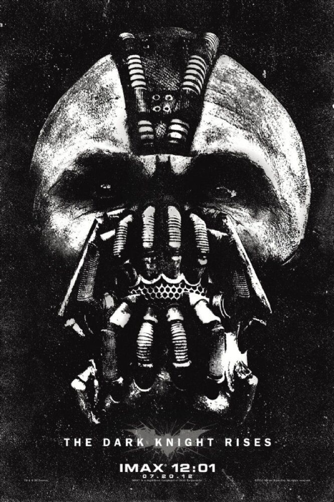 Un poster de Bane, ennemi de Gotham et de Batman