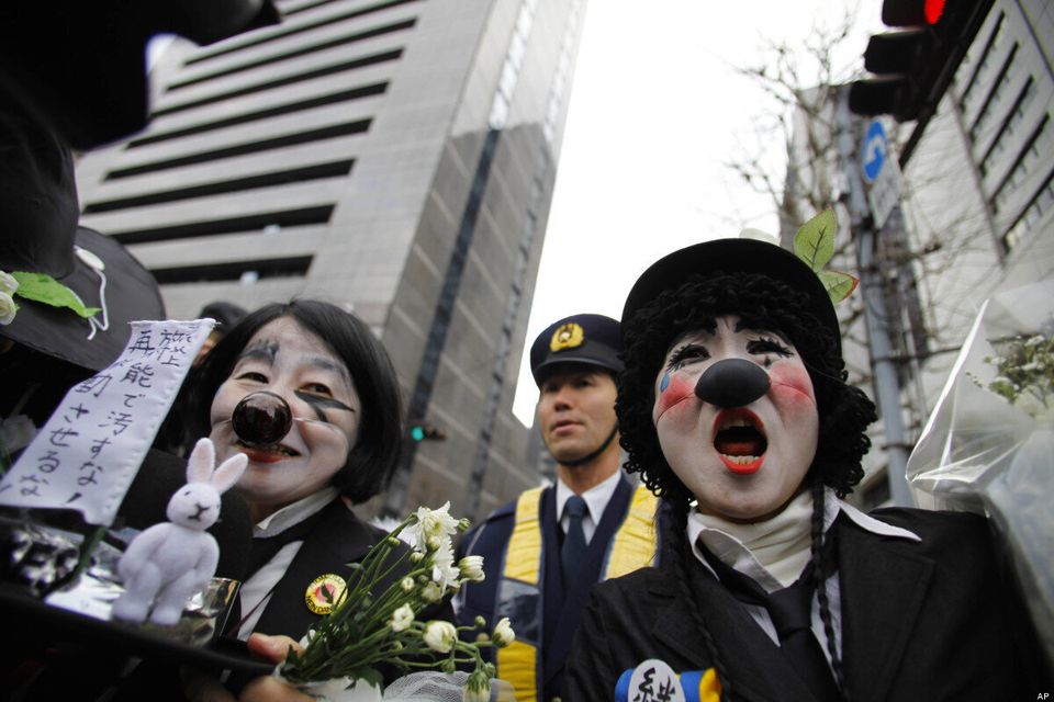 Manifestation antinucléaire à Tokyo