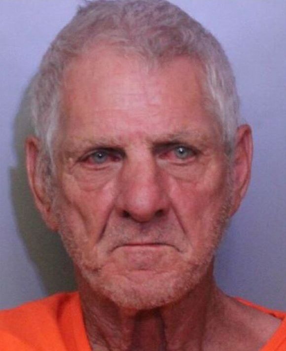 Gary Wayne Anderson, 68, is accused of crashing into an unoccupied police vehicle.