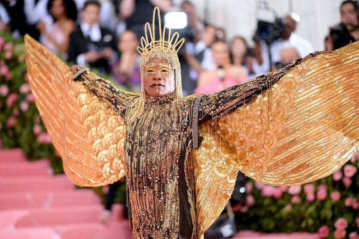 Billy Porter arrives for the 2019 Met Gala in New York. 