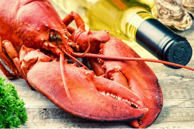 Homard et vin blanc