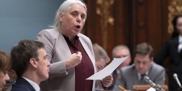 Manon Massé, coporte-parole de Québec solidaire.