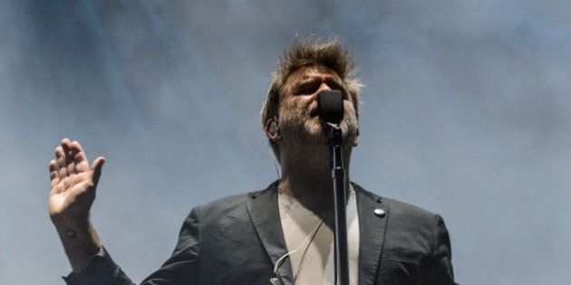 GEORGE, WA - MAY 26: James Murphy of LCD Soundsystem performs live on stage at Gorge Amphitheatre on May 26, 2017 in George, Washington. (Photo by Jim Bennett/Getty Images)