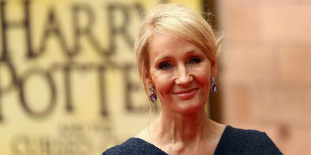Author J.K. Rowling poses for photographers at a gala performance of the play Harry Potter and the Cursed Child parts One and Two, in London, Britain July 30, 2016. REUTERS/Neil Hall/File Photo