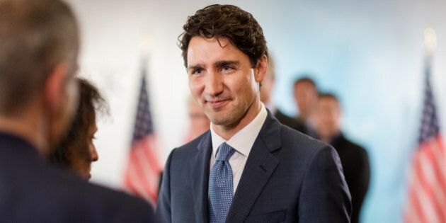 Justin Trudeau, Canada's prime minister, arrives to speak during a roundtable discussion at the 2017 CERAWeek by IHS Markit conference in Houston, Texas, U.S., on Thursday, March 9, 2017. CERAWeek gathers energy industry leaders, experts, government officials and policymakers, leaders from the technology, financial, and industrial communities to provide new insights and critically-important dialogue on energy markets. Photographer: F. Carter Smith/Bloomberg via Getty Images