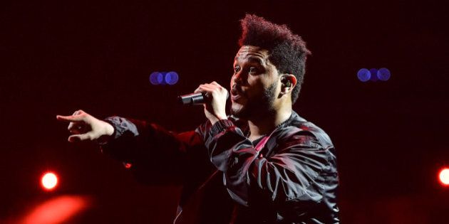 TORONTO, ON - MAY 26: Singer/Songwriter The Weeknd performs in support of the Starboy: Legend of the Fall 2017 World Tour at at Air Canada Centre on May 26, 2017 in Toronto, Canada. (Photo by George Pimentel/WireImage)