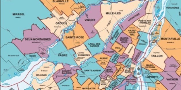 Carte Electorale Deshabiller Montreal Et La Mauricie Pour Habiller Les Laurentides Et Lanaudiere Huffpost Null Carte Electorale Deshabiller Montreal Et La Mauricie Pour Habiller Les Laurentides Et Lanaudiere Huffpost Null