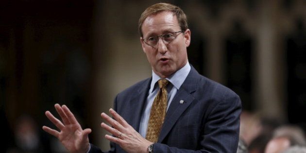 Canada's Justice Minister Peter MacKay speaks during Question Period in the House of Commons on Parliament Hill in Ottawa, Canada, June 16, 2015. REUTERS/Chris Wattie