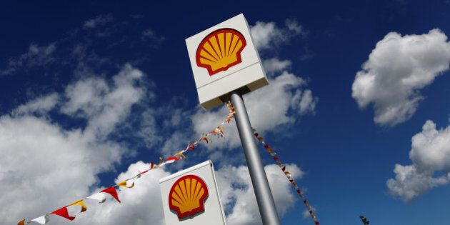 Logos of Shell is pictured at a gas station in the western Canakkale province, Turkey April 25, 2016. REUTERS/Murad Sezer