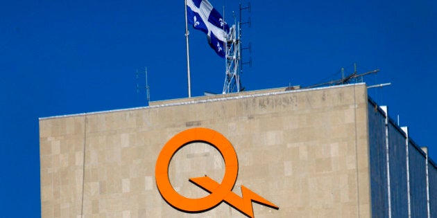 The Hydro-Quebec office stands in Montreal, Quebec, Canada, on Saturday, Nov. 5, 2011. Hydro-Quebec, a government-owned public utility, is in charge of the generation, transmission and distribution of electricity across Quebec. Photographer: Brent Lewin/Bloomberg via Getty Images