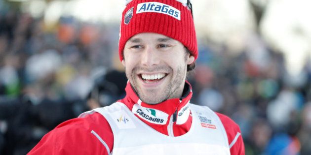 Alex Harvey of Canada smiles after winning the men's 15km free style competition at the FIS Cross Country skiing World Cup event in Ulricehamn, Sweden, January 21, 2017. TT News Agency/Adam Ihse via REUTERS ATTENTION EDITORS - THIS IMAGE WAS PROVIDED BY A THIRD PARTY. FOR EDITORIAL USE ONLY. SWEDEN OUT. NO COMMERCIAL OR EDITORIAL SALES IN SWEDEN. NO COMMERCIAL SALES.