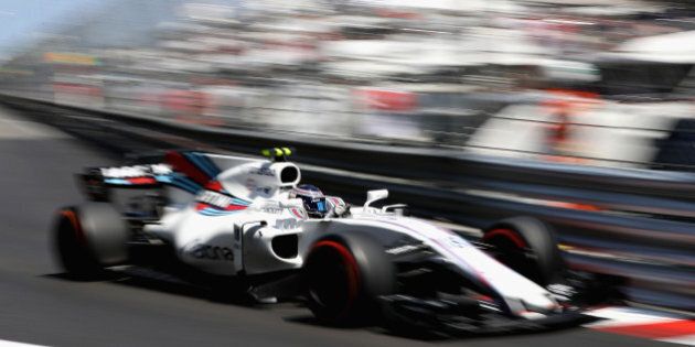 MONTE-CARLO, MONACO - MAY 28: Lance Stroll of Canada driving the (18) Williams Martini Racing Williams FW40 Mercedes on track during the Monaco Formula One Grand Prix at Circuit de Monaco on May 28, 2017 in Monte-Carlo, Monaco. (Photo by Mark Thompson/Getty Images)