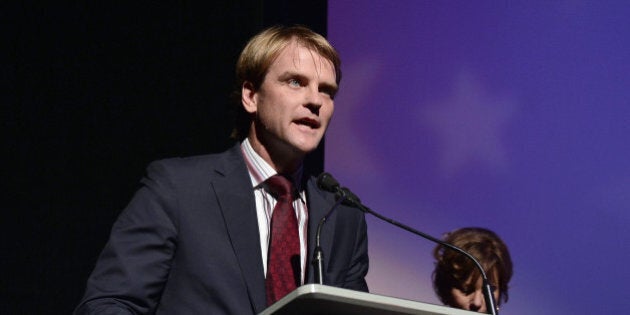 TORONTO, ON - SEPTEMBER 14: Minister of Citizenship and Immigration Chris Alexander speaks at the 'Life Of Crime' Premiere during the 2013 Toronto International Film Festival at Roy Thomson Hall on September 14, 2013 in Toronto, Canada. (Photo by George Pimentel/WireImage)