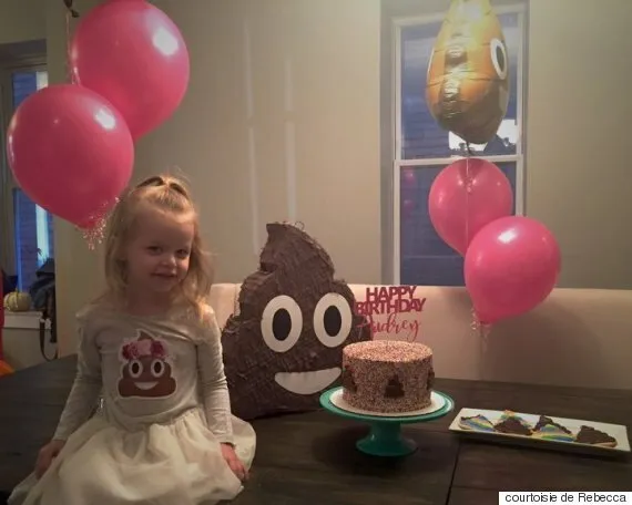 Cette Fillette Voulait Une Fete D Anniversaire Sur Le Theme Du Caca Et Ses Parents Ont Dit Oui Video Huffpost Null