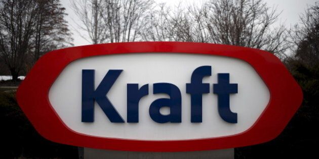 The Kraft logo is pictured outside its headquarters in Northfield, Illinois, March 25, 2015. REUTERS/Jim Young/File Photo GLOBAL BUSINESS WEEK AHEAD PACKAGE - SEARCH 'BUSINESS WEEK AHEAD MAY 2' FOR ALL IMAGES
