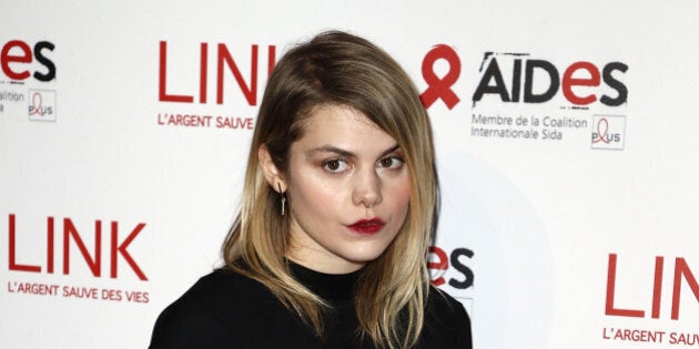 PARIS, FRANCE - DECEMBER 12: Singer Beatrice Martin aka Coeur de Pirate attends 'Link Aides' Charity Dinner at Pavillon Cambon Capucines on December 12, 2016 in Paris, France. (Photo by Laurent Viteur/Getty Images)