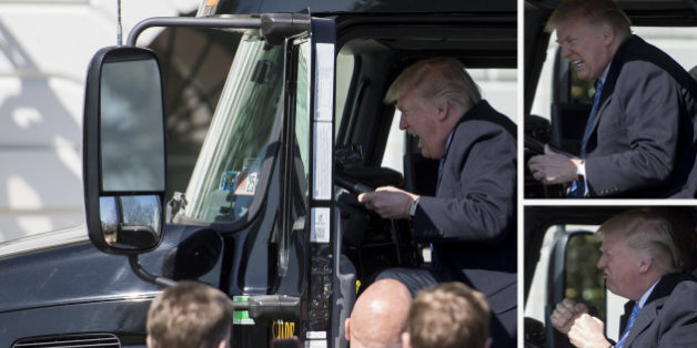 Ces Photos De Trump Qui S'amuse Dans Un Gros Camion Valent Le Détour ...