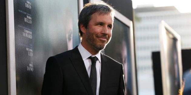 Director of the movie Denis Villeneuve poses at the premiere of