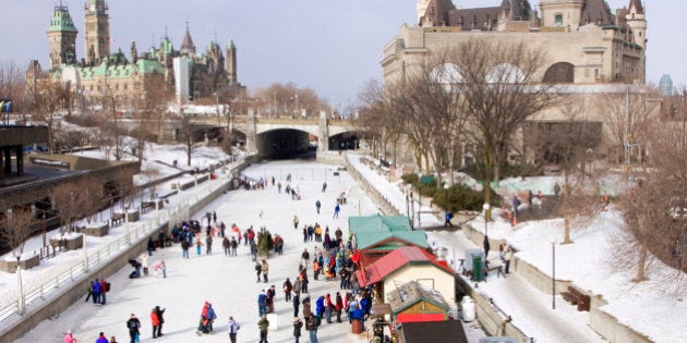 Rideau Canal Skating Ring in OtawaSee more of my similar pictures at: http://www.istockphoto.com/search/lightbox/9781415