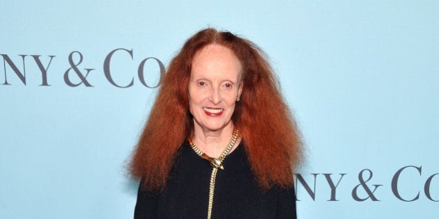 NEW YORK, NY - APRIL 15: Grace Coddington attends the Tiffany & Co. Blue Book Gala at The Cunard Building on April 15, 2016 in New York City. (Photo by D Dipasupil/FilmMagic)