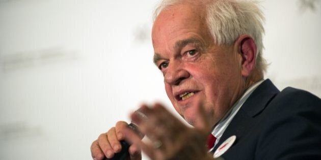 Canada's Immigration, Citizenship and Refugees Minister John McCallum speaks at the board of trade of Metropolitan Montreal on March 16, 2015. Canada aims to take in up to 57,000 refugees this year, double the number from 2015, McCallum has said. By the end of 2016 Canada will have welcomed between 280,000 and 305,000 new permanent residents, including the refugees, he said. / AFP / ALICE CHICHE (Photo credit should read ALICE CHICHE/AFP/Getty Images)