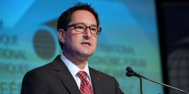 Michael Applebaum, mayor of Montreal, speaks during the International Economic Forum Of The Americas' Conference Of Montreal in Montreal, Quebec, Canada, on Monday, June 10, 2013. The Conference of Montreal brings togetherÂ Heads of State,Â the private sector, international organizations and civil society to discuss major issuesÂ concerning economic globalization, focusing on the relations between the Americas and other continents. Photographer: David Vilder/Bloomberg via Getty Images