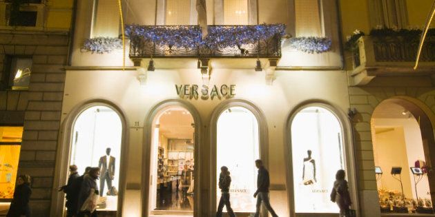 Versace Shop on Via Montenapoleone
