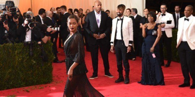 Beyonce arrives at the Costume Institute Benefit at The Metropolitan Museum of Art May 5, 2014 in New York. AFP PHOTO/Timothy A. CLARY (Photo credit should read TIMOTHY A. CLARY/AFP/Getty Images)