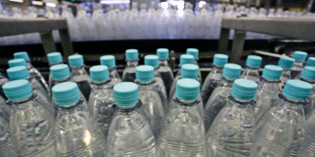 mineral water production, bottling plant