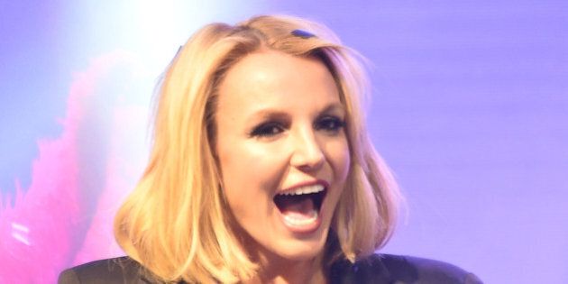 LAS VEGAS, NV - NOVEMBER 05: Singer Britney Spears attends a 'Britney Day' event at The LINQ Promenade held to celebrate her Las Vegas residency show 'Britney: Piece of Me' on November 5, 2014 in Las Vegas, Nevada. (Photo by Ethan Miller/Getty Images)