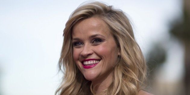 Cast member Reese Witherspoon poses at the premiere of