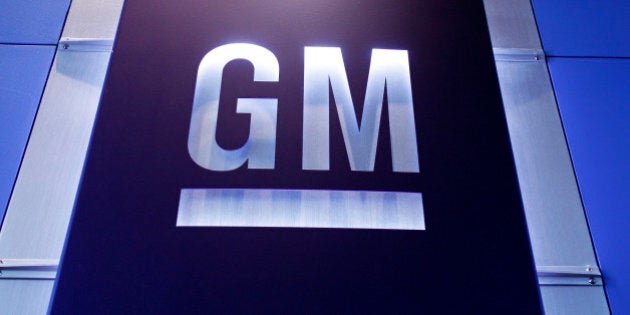 WARREN, MI - JUNE 5: A General Motors logo is shown at the General Motors Technical Center, where today Chief Executive Officer Mary Barra held a press conference on June 5, 2014 in Warren, Michigan. Barra spoke to provide an update on GM's internal investigation into the ignition switch recall at the General Motors Technical Center. (Photo by Bill Pugliano/Getty Images)