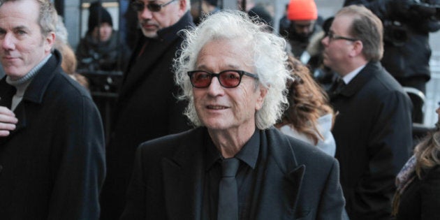 MONTREAL, QC - JANUARY 22: Luc Plamondon attends the State Funeral Service for Celine Dion's husband Rene Angelil at Notre-Dame Basilica on January 22, 2016 in Montreal, Canada. (Photo by George Pimentel/WireImage)