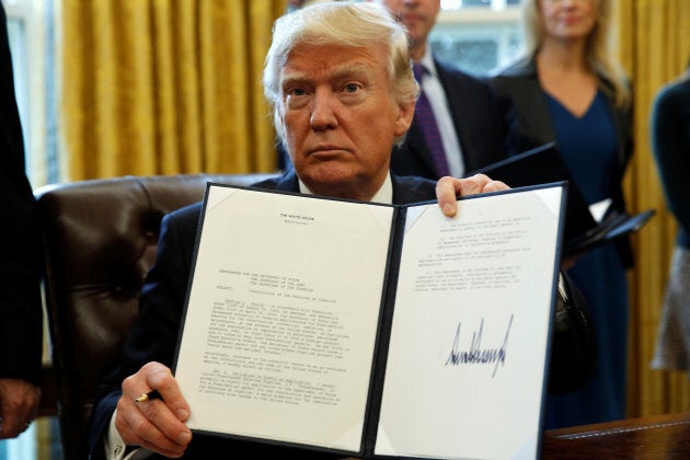 Le président américain Donald Trump a signé en janvier un décret pour faire avancer la construction de l'oléoduc Keystone XL.