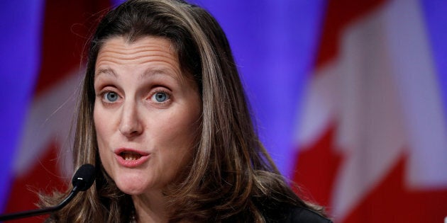 La ministre des Affaires étrangères Chrystia Freeland n'a-t-elle pas dit qu'elle s'attend à vivre des «moments dramatiques»?