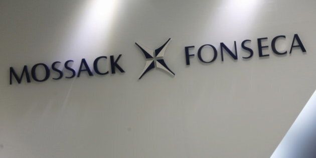 The company logo of Mossack Fonseca is seen inside the office of Mossack Fonseca & Co. (Asia) Limited in Hong Kong, China April 5, 2016. REUTERS/Bobby Yip