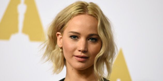 Jennifer Lawrence arrives at the 88th Academy Awards Nominees Luncheon at The Beverly Hilton hotel on Monday, Feb. 8, 2016, in Beverly Hills, Calif. (Photo by Jordan Strauss/Invision/AP)