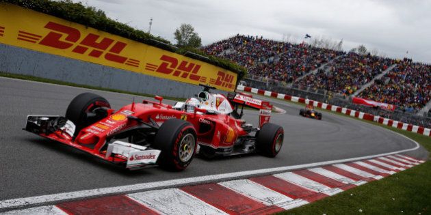 Formula One - Canadian Grand Prix - Montreal, Quebec, Canada - 12/6/16 - Ferrari F1 driver Sebastian Vettel of Germany drives. REUTERS/Chris Wattie