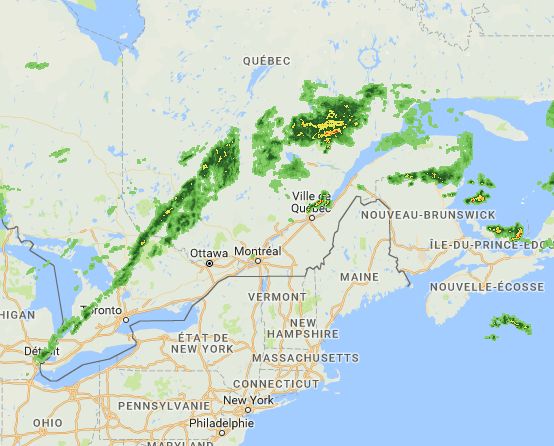 Veille d'orages violents pour plusieurs régions du Québec | HuffPost Québec