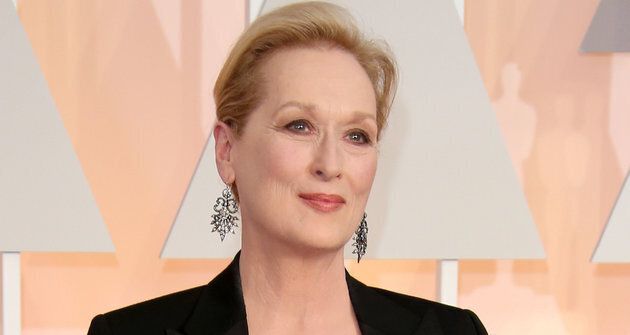 HOLLYWOOD, CA - FEBRUARY 22: Meryl Streep arrives at the 87th Annual Academy Awards at Hollywood & Highland Center on February 22, 2015 in Los Angeles, California. (Photo by Dan MacMedan/WireImage)